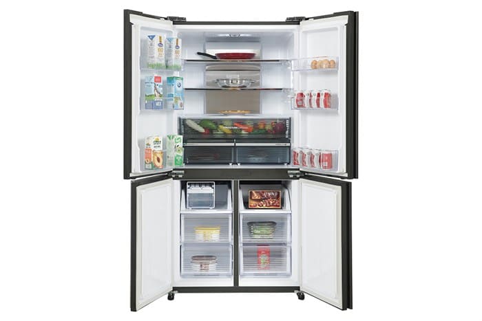 Tủ lạnh Sharp Inverter 362 lít Multi Door SJ-FX420VG-BK